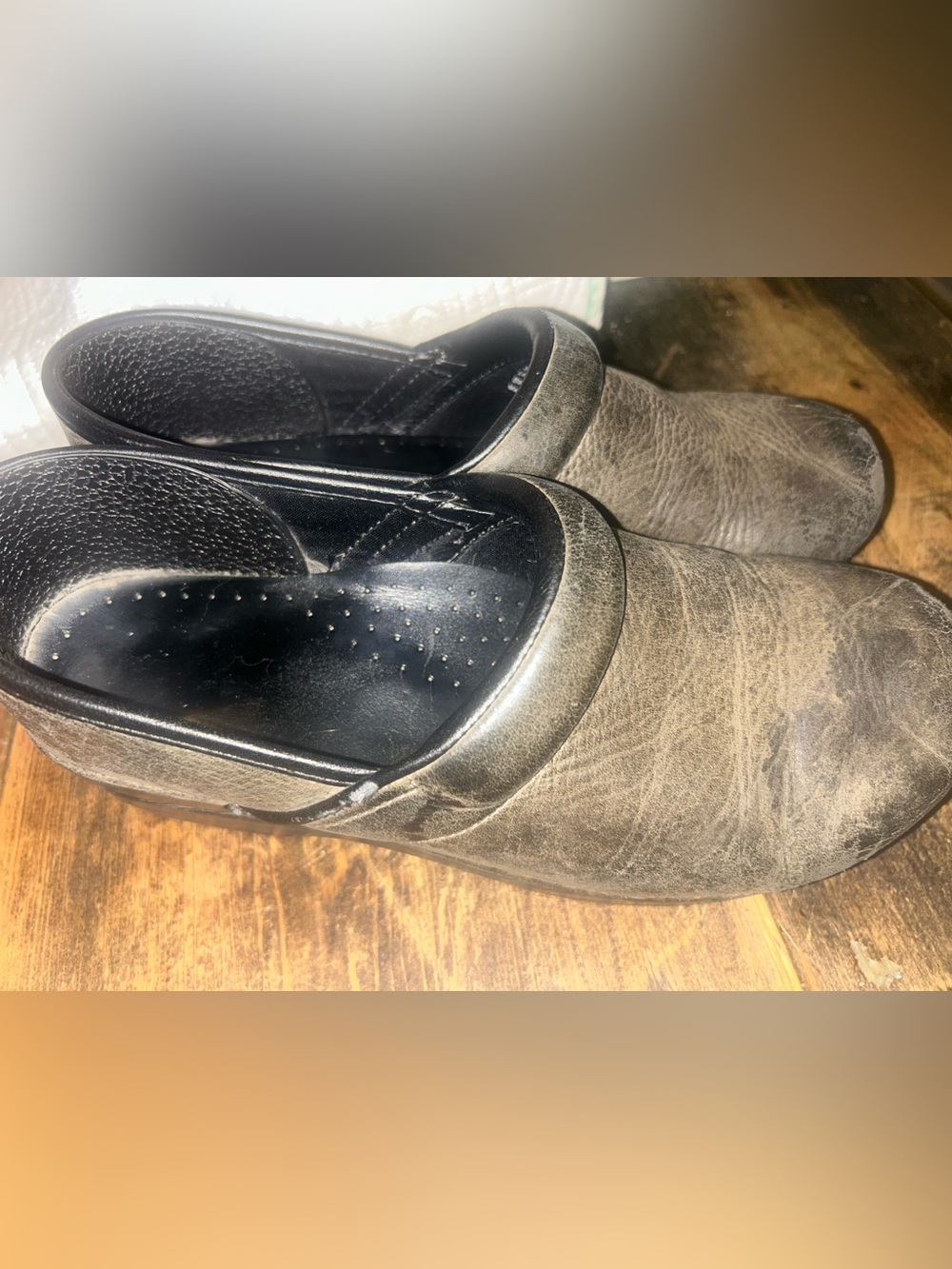Dansko Professional Women’s Leather Slip On Comfort Clog Shoes size 40 (9.5-10)